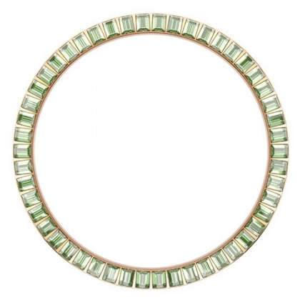 Marc Coblen / TW Steel Bezel 45mm Rosegold Steel Light Green Crystals - MCB45R214