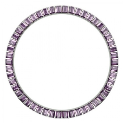 Marc Coblen / TW Steel Bezel 45mm Stainless Steel Purple Crystals - MCB45S204