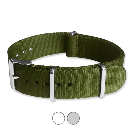 Army Green Seatbelt NATO Deluxe Nylon Strap