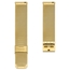 Mesh Watch Bracelet Fine Woven 0.6 Line Milanese Steel Gold