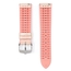 Hirsch Lindsey Performance Watch Strap Pink Leather / Rose Caoutchouc