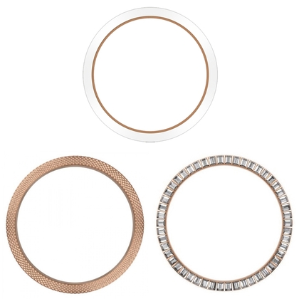 Marc Coblen / TW Steel 45mm SET 3X Bezel Rose Gold Steel Combi