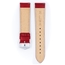 Hirsch Kent Artisan Watch Band Italian Calf Skin Red