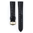 Hirsch Genuine Alligator Louisiana Watch Strap Alligator Skin Mat Black