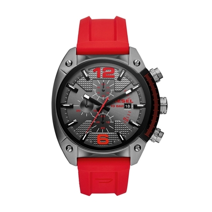 Diesel DZ4481 Watch Strap Red Rubber