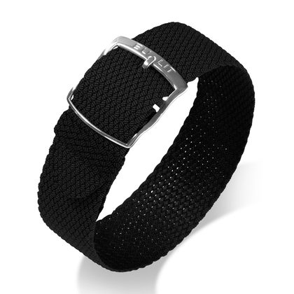 Eulit Perlon Watch Strap Kristall Black