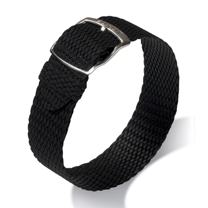 Eulit Perlon Watch Strap Panama Black