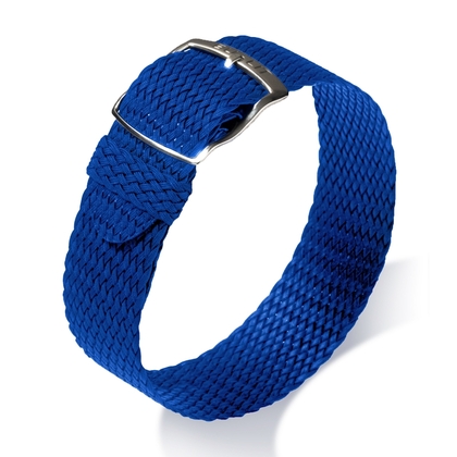 Eulit Perlon Watch Strap Panama Blue