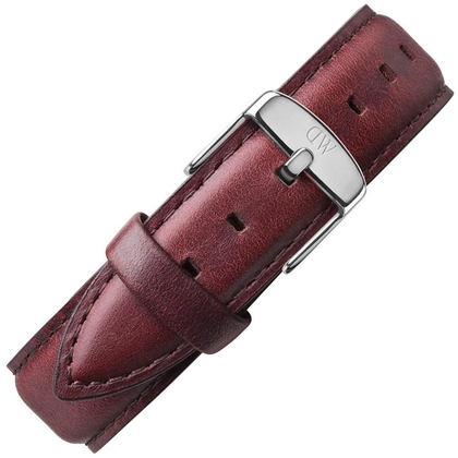 Daniel Wellington 18mm Classic St Mawes Brown Leather Watch Strap Stainless Steel Buckle