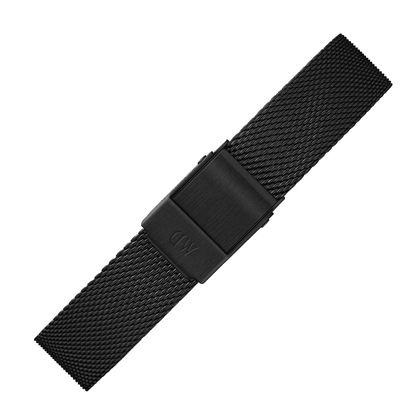 Daniel Wellington 14mm Petite Ashfield Mesh Watch Bracelet Black