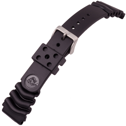 Seiko Z22 Watch Strap for Divers Watches Black Rubber - 22mm
