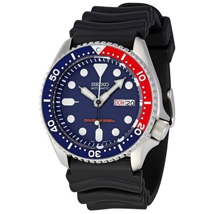 Seiko Diver Z22 Watch Strap SKX009 Black Rubber