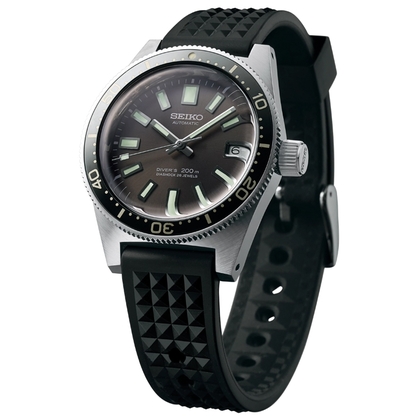 Seiko SLA017 / 62MAS Watch Strap Black Rubber 19mm