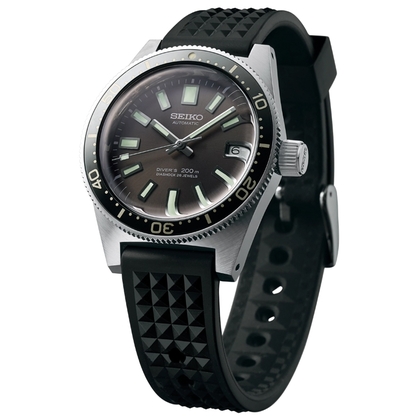 Seiko SLA017 62MAS Watch Strap Black Rubber 19mm