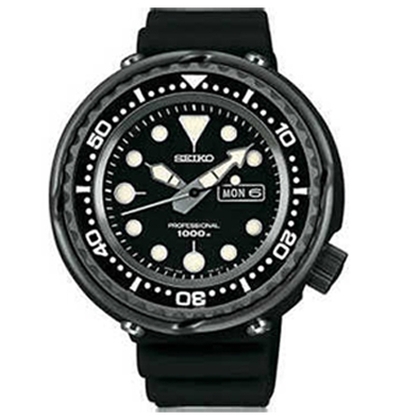 Seiko Prospex Watch Strap SBBN011J Black Rubber