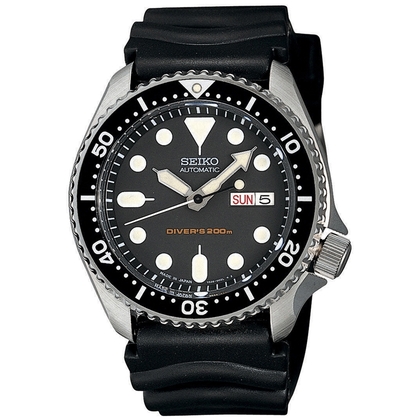 Seiko Diver Z20 Watch Strap SKX013 Black Rubber 20mm