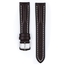 Hirsch Heavy Calf Water-Resistant Watch Band Dark Brown