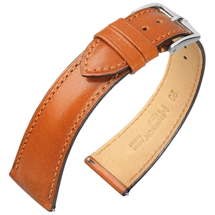 Hirsch Siena Artisan Watch Band Golden Brown