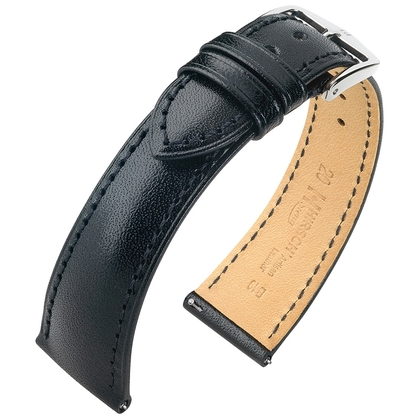 Hirsch Siena Artisan Watch Band Black