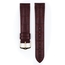 Hirsch Duke Watch Band Alligatorgrain Burgundy Red