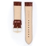 Hirsch Crocograin Watch Band Golden Brown