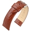 Hirsch Crocograin Watch Band Golden Brown