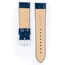 Hirsch Crocograin Watchband Blue