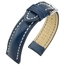 Hirsch Heavy Calf Water-Resistant Watch Band Blue