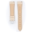 Hirsch Aristocrat Watch Band Crocograin Beige