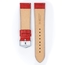 Hirsch Rainbow Watch Band Lizardgrain Red