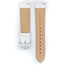 Hirsch Crocograin Watchstrap White