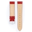 Hirsch Duke Watch Band Alligatorgrain Red