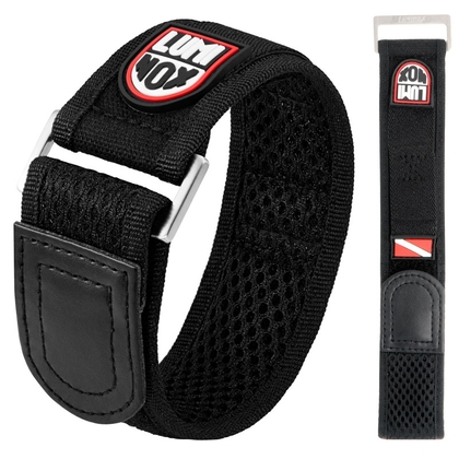 Luminox 3050, 3060, 3080, 3090, 3150, 3950 Velcro Strap Nylon Red Flag 23mm - FN.3950.25Q