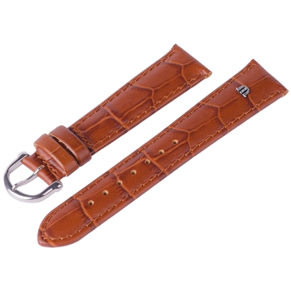 Maurice Lacroix Watch Strap Louisiana Croco-Calf Cognac