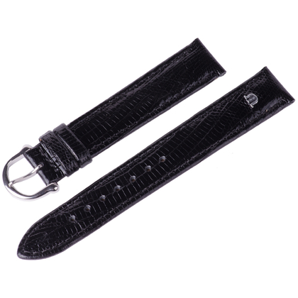 Maurice Lacroix Watch Strap Tejus Lizard with Buckle Black