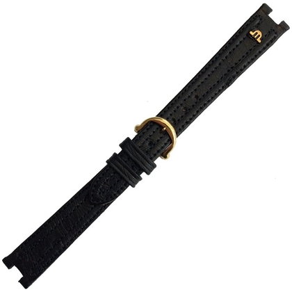 Maurice Lacroix Calypso Watch Strap Ostrich Black