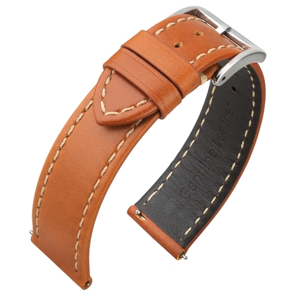 Calf Skin Watch Strap Light Brown