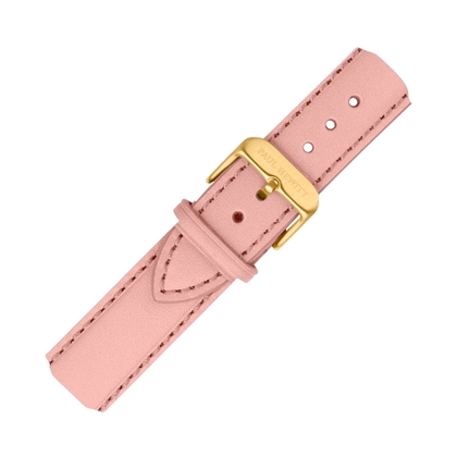 Paul Hewitt Leather Watch Strap Pink with Golden Steel Buckle 20mm