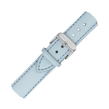 Paul Hewitt Leather Watch Strap Light Blue with Steel Buckle 20mm