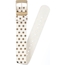 Creme Golden Dots Pull Through Nylon Strap - 20mm