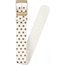 Creme Golden Dots Pull Through Nylon Strap - 20mm