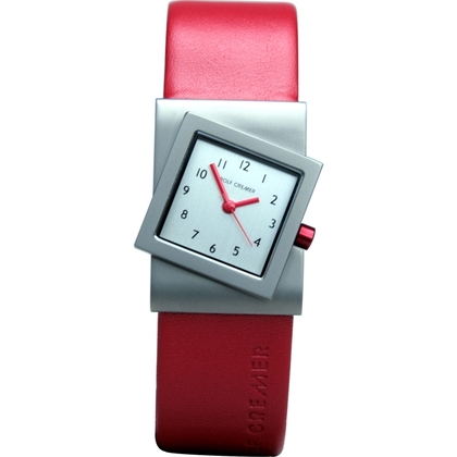 Rolf Cremer Turn 491816 Watch Strap Red Leather 22mm