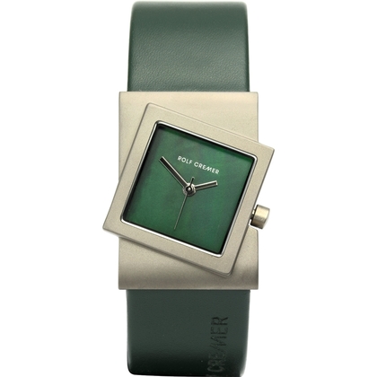 Rolf Cremer Turn 492367 Watch Strap Dark Green Leather 22mm