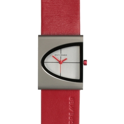 Rolf Cremer Arch 505305 Watch Strap Red Leather 24mm