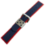 Waffle Strap Rubber Watch Strap Red Blue