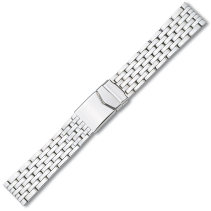 Watch Bracelet with Folding Clasp Stainless Steel