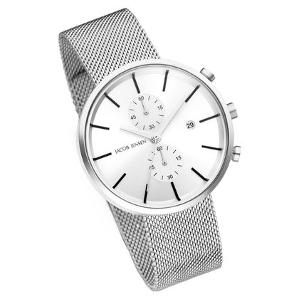 Jacob Jensen Watch Strap Linear 625 Mesh Steel 20mm