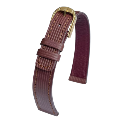 Seiko Watch Strap Calf Skin Burgundy 13mm