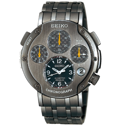 Seiko Kinetic Chronograph Watch Strap SBXZ003 / SLQ005 Titanium