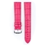 Hirsch Duke Watch Band Alligatorgrain Pink